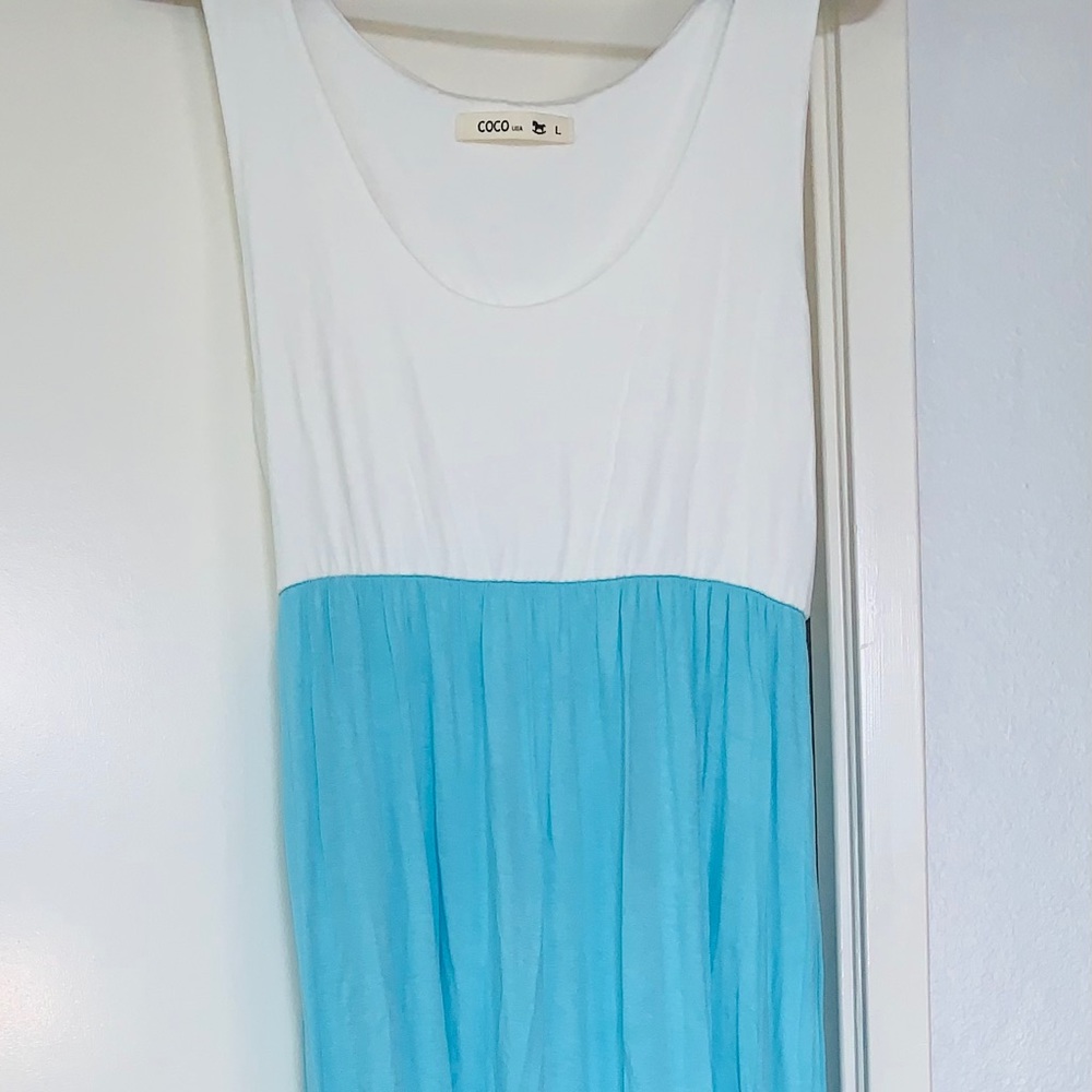 Women's Maternity Maxi Tank Dress - Picture 3 of 3
